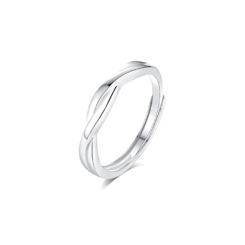 KUMET Sterling Silver Rings Unisex-5