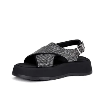 JESSICA SOPHIA One Strap Sandals Women's Gunmetal