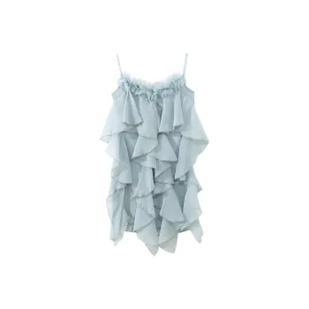 YGPRW Slip Dresses Women's Blue