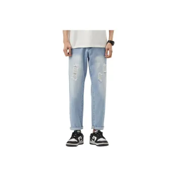 FAIRWHALE Jeans Unisex Light Blue