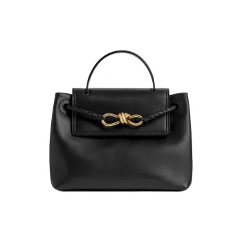 Bottega Veneta Calfskin Shoulder Bag, Crossbody Bag, Handbag Small Size Women's Black