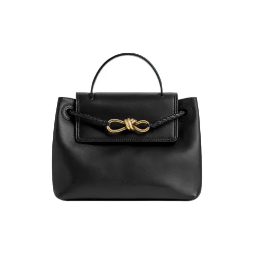 Bottega Veneta Calfskin Shoulder Bag, Crossbody Bag, Handbag Trumpets Women's Black