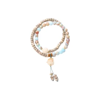 KING TAI SANG Star Moon Bodhi Seeds Bracelets Unisex