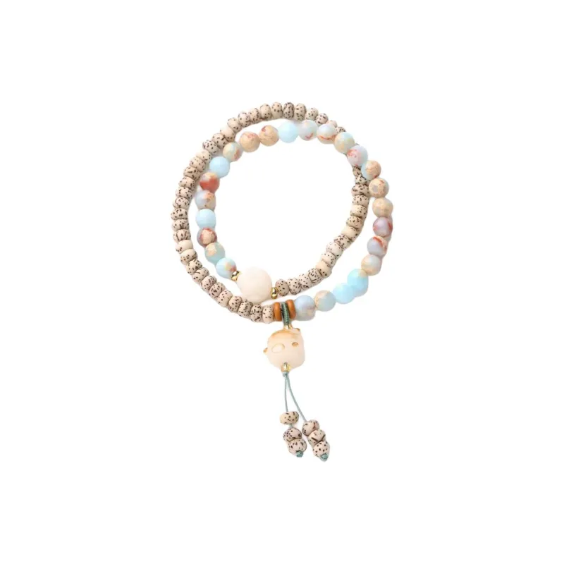 KING TAI SANG Star Moon Bodhi Seeds Bracelets Unisex-0