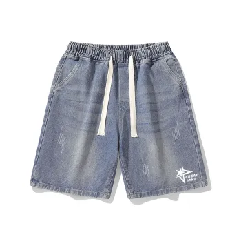 Colorful Creations Denim Shorts Unisex