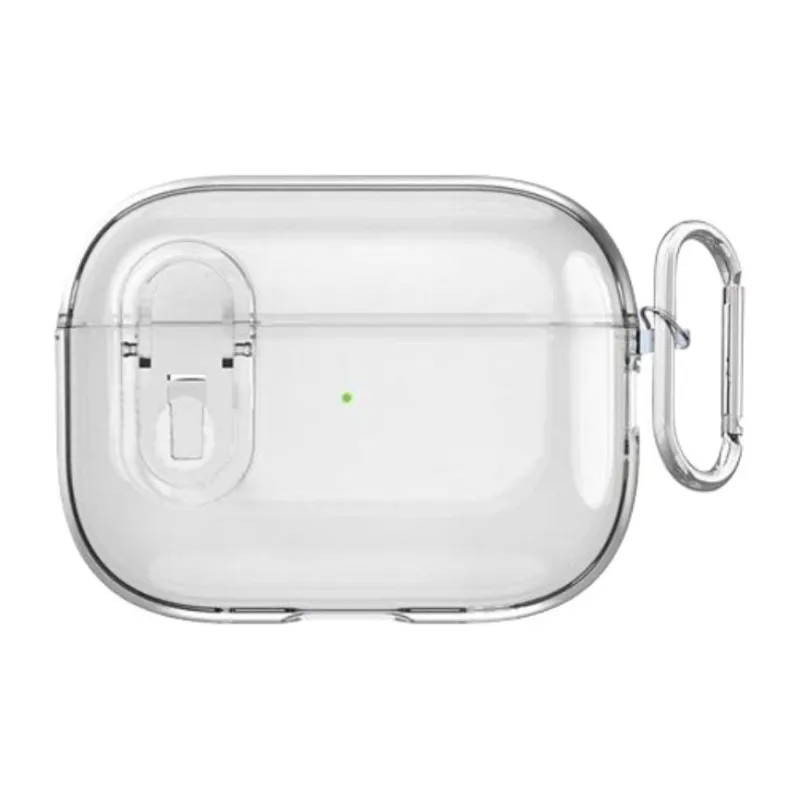 Yoobao Compatibility AirPods Full Collection TPU Transparent Ice Crystal Lock Design Headphone Cases-0