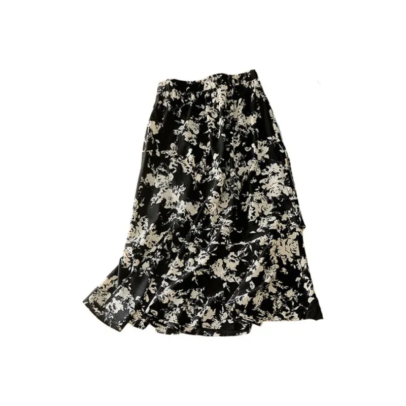 LUYOUYE Casual Long Skirt Women's-0