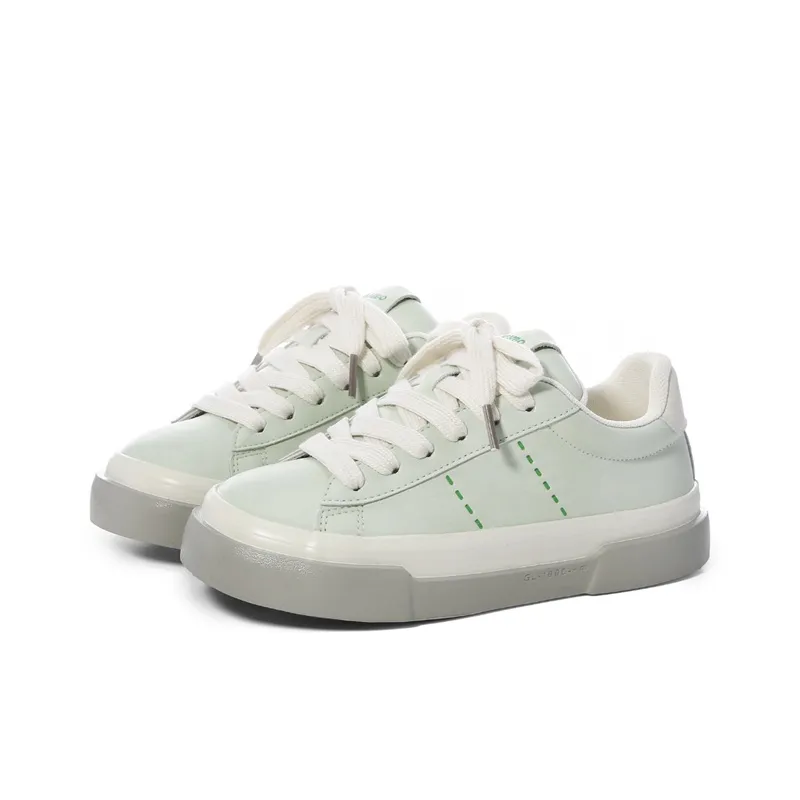 Ordifen Low Top Skateboard Shoes Women's Mint Green-1