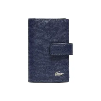 LACOSTE Cow Leather Key Pouch Men's Marine Blue