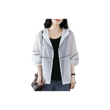Flowers In Water Cropped Coat Women's