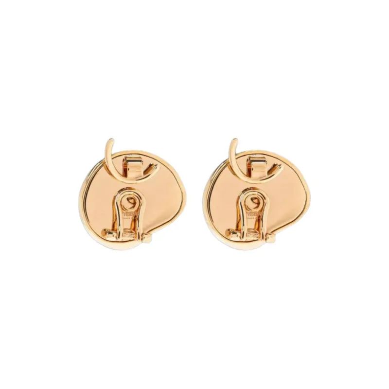 VERSACE Seashell Clip on Earrings-1