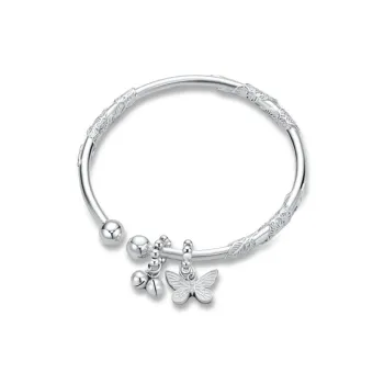 UZIID S999 Fine Silver Sterling Silver Bracelets Women's