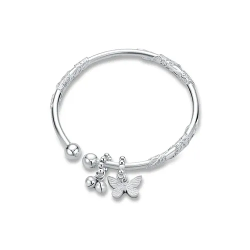 UZIID S999 Fine Silver Sterling Silver Bracelets Women's