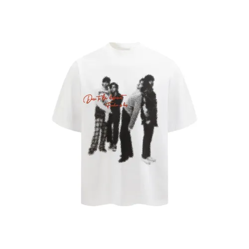 WKOOG T Shirts Unisex White
