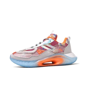 LONGDUIZHANG Cushioning, Slip Resistant, Abrasion Resistant, Support, Rebound Low Top Running Shoes Unisex