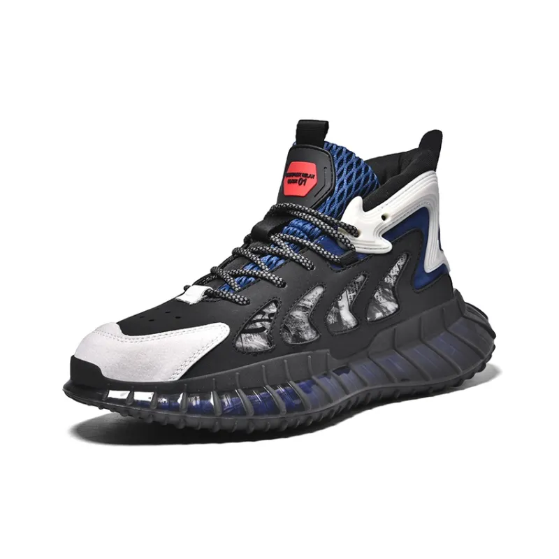 Ncmt Slip Resistant, Abrasion Resistant, Breathable, Supportive, Rebound Mid Top Running Shoes Unisex-1