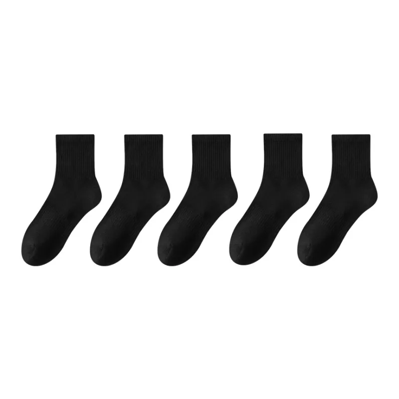Lan Miao Mid Calf Socks Men's 5 Pack-3