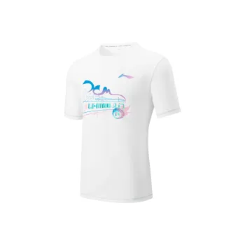 LiNing Badminton Series T Shirt Unisex White