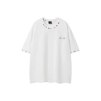 LESS BEARS Drop Shoulder Sleeve T Shirt Women's