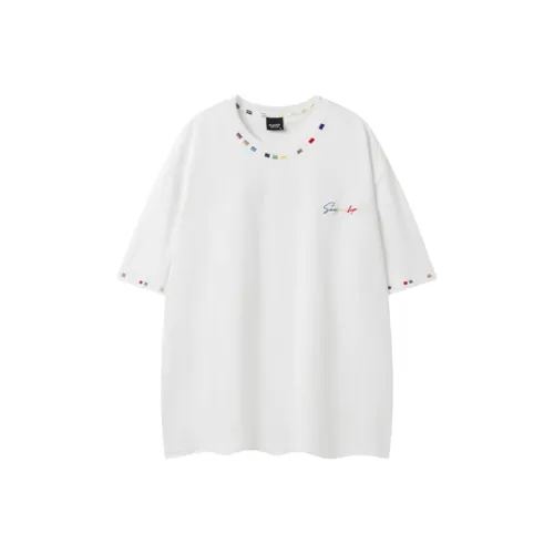 LESS BEARS Drop Shoulder Sleeve T Shirt Women's