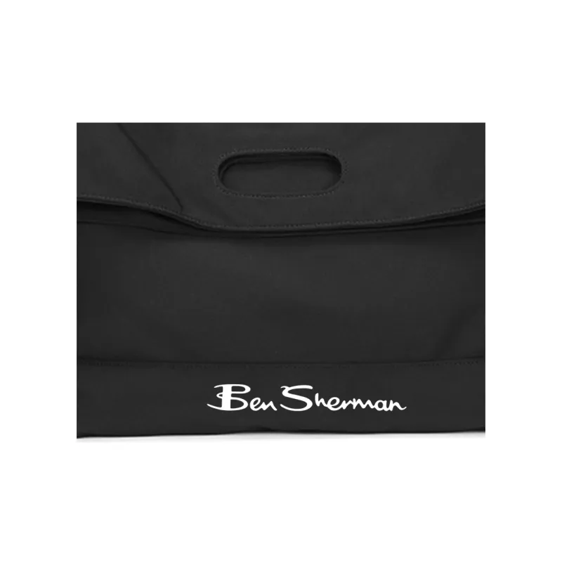 BEN SHERMAN Nylon Shoulder Bag Men's Black-4