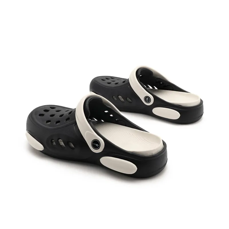 DOUBLE STAR 88 Clogs Men's Black White-2