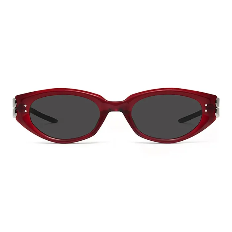 BOELEO Plate Frame Cat Eye Sunglasses Unisex-5