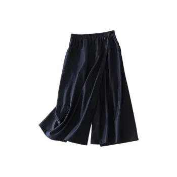 LUYOUYE Casual Pants Women's Evening Mountain Blue