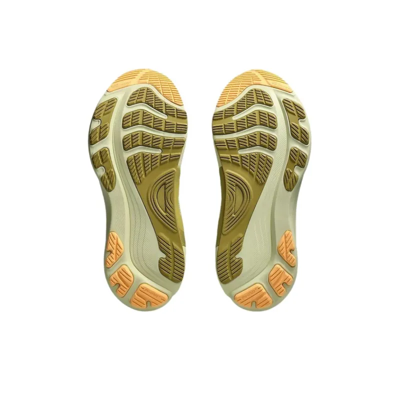 Asics GEL KAYANO 32 Anti Slip Wear Resistant Low Top Running Shoes Men's White Orange Loose Fit-4