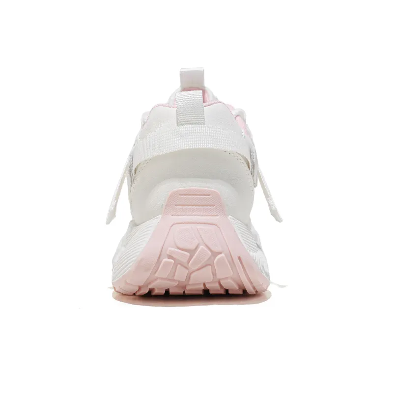 RENBEN Balance Lightweight Height Increasing Low Top Chunky Sneakers Women's Pink-4