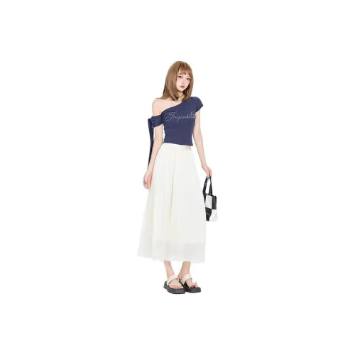 XIANSINIAO Casual Long Skirt Women's
