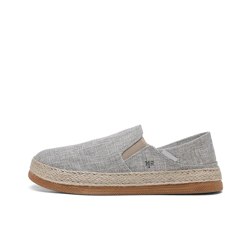 NANJIREN Espadrilles Men Black/Beige/Gray-6