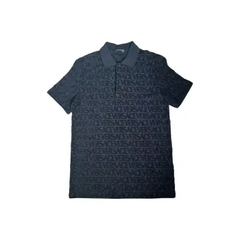 VERSACE Polo Shirts Men Blue