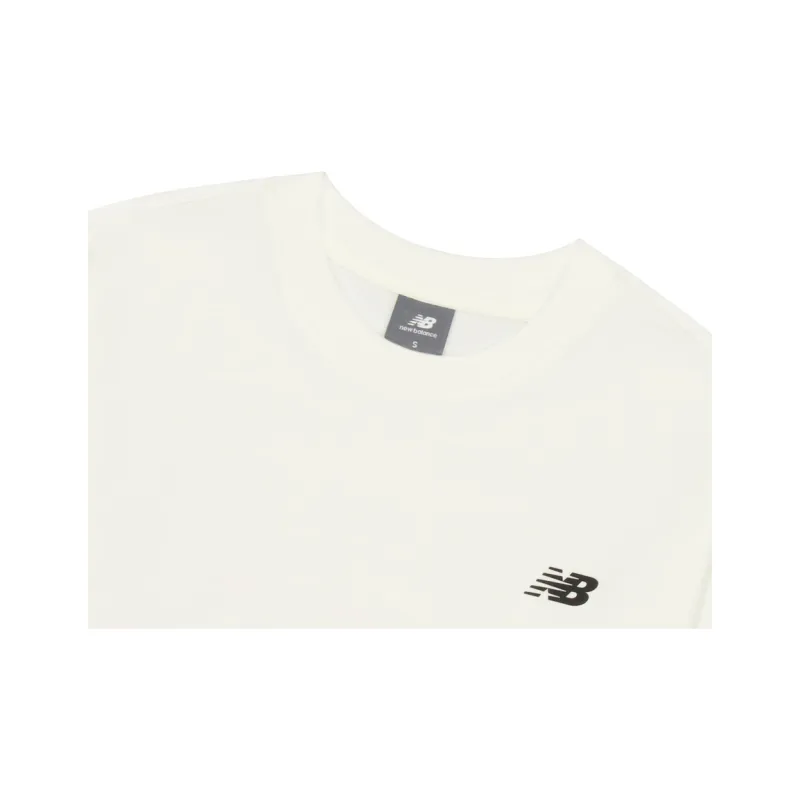 New Balance T Shirt Unisex Sea Salt White-3