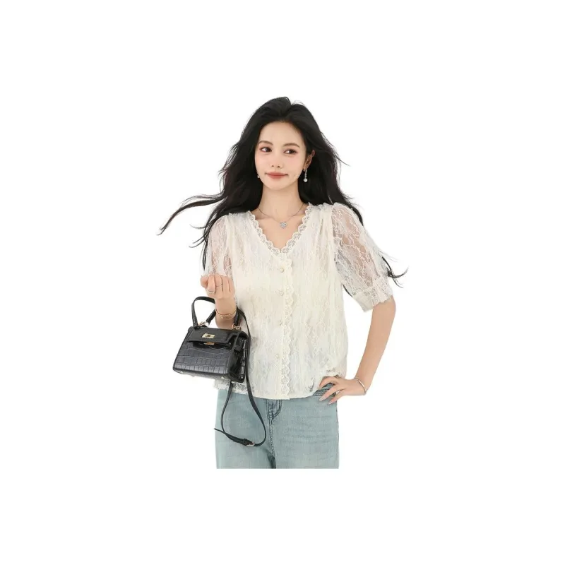 La Chapelle Shirts Women's Apricot-0