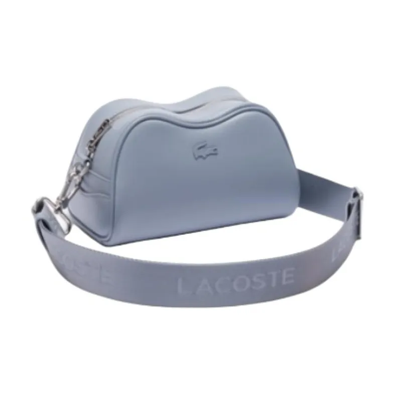 LACOSTE Cow Leather Shoulder Bag Mini Women's Light Blue-1