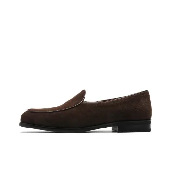 WEISHIBANGWEI Loafers Men's Brown