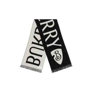 Burberry Wool Knit Scarves Men's Black