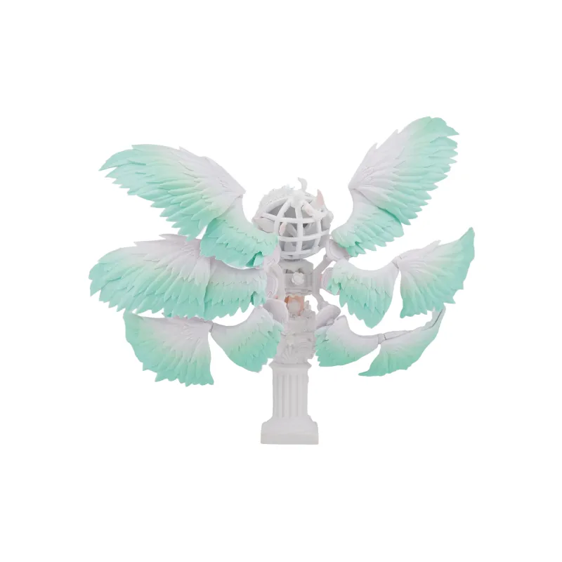 [Modified Doll] POP MART SKULLPANDA Photo Collection Six Winged Angel Hang Tag Box 18cm-33