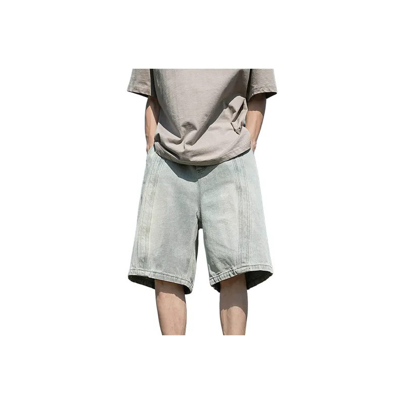 FONDLOOK Denim Shorts Unisex-6