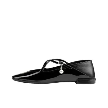 Jimmy Choo Eleri Ballerina C Casual Single Shoes Women's Black