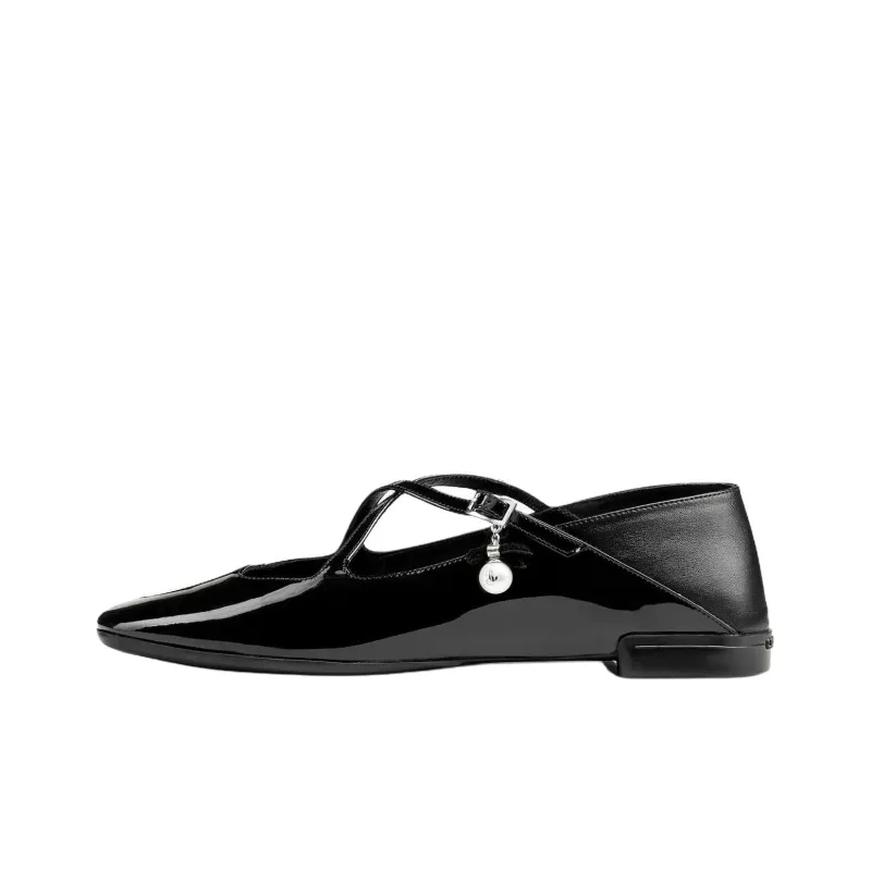 Jimmy Choo Eleri Ballerina C Casual Single Shoes Women's Black-0