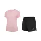 Clothing Set (Pink Short-Sleeved Shirt+Black Shorts)