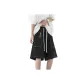 Black with White Stitching