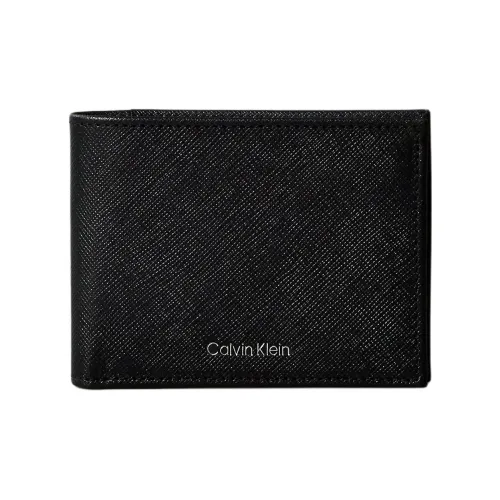 CALVIN KLEIN Leather Wallet Men's Black