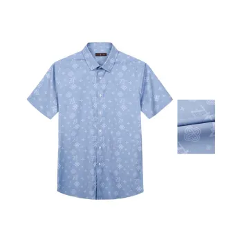 Wit Shirts Men Gray Blue
