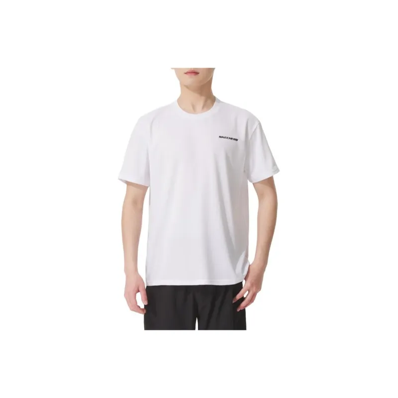Skechers Sports Life Collection T Shirt Men's Bright White 0019-0