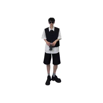 CORNILOT Casual Shorts Unisex Phantom Black