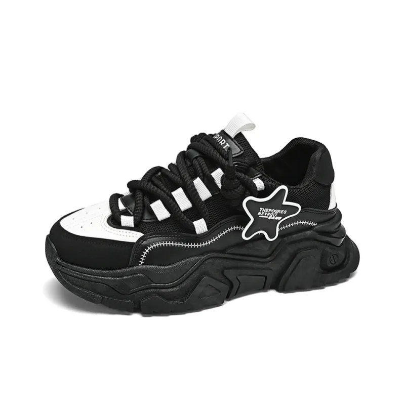 HACKBUTEER Low Top Chunky Sneakers Men's Box Included-7