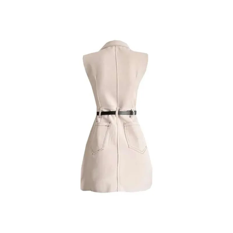 GUOZHEN Sleeveless Dress Women's-1